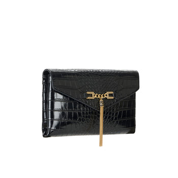 Busta/tracolla Elisabetta Franchi in ecopelle stampa cocco - 3