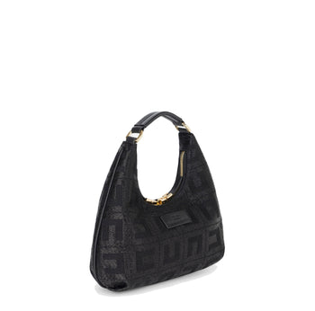 Borsa hobo Elisabetta Franchi in tessuto jacquard - 3