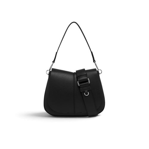 Borsa a spalla Gianni Chiarini "Helena Round" in pelle martellata con tracolla