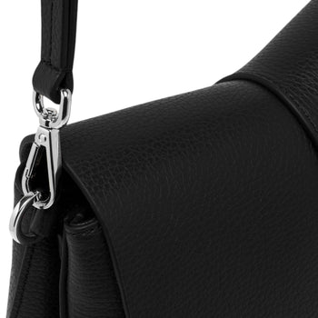 Borsa a spalla Gianni Chiarini "Helena Round" in pelle martellata con tracolla - 5