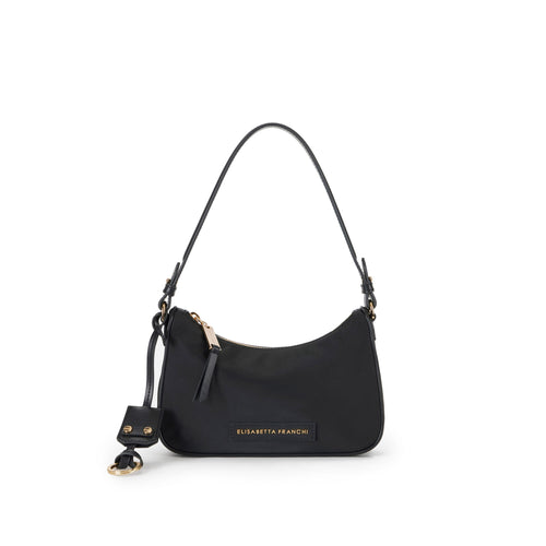 Borsa a spalla piccola Elisabetta Franchi in tessuto tecnico