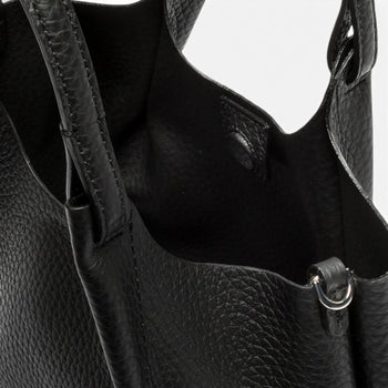 Borsa a spalla Gianni Chiarini "DUA" in pelle martellata - misura media - 5