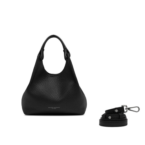 Borsa a spalla Gianni Chiarini "DUA" in pelle martellata - misura media