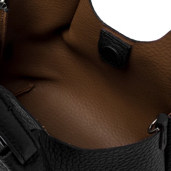 Borsa a spalla Gianni Chiarini "DUA" in pelle martellata - misura media - 5