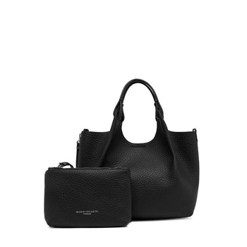 Borsa a spalla Gianni Chiarini "DUA" in pelle martellata - misura media - 6