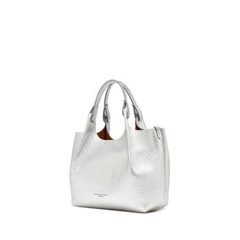 Borsa a spalla Gianni Chiarini "DUA" in pelle martellata - misura media - 4
