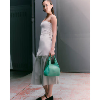 Borsa a spalla Gianni Chiarini "DUA" in pelle martellata - misura media - 7