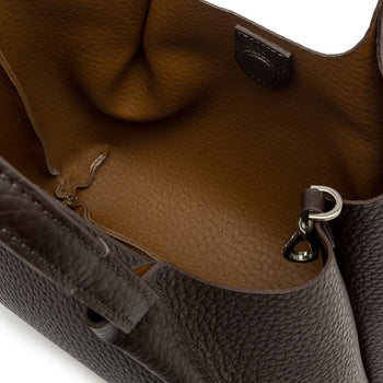 Borsa a spalla Gianni Chiarini "DUA" in pelle martellata - misura media - 5