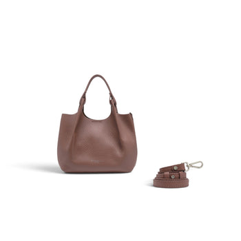 Borsa a spalla Gianni Chiarini "DUA" in pelle martellata - misura media - 3