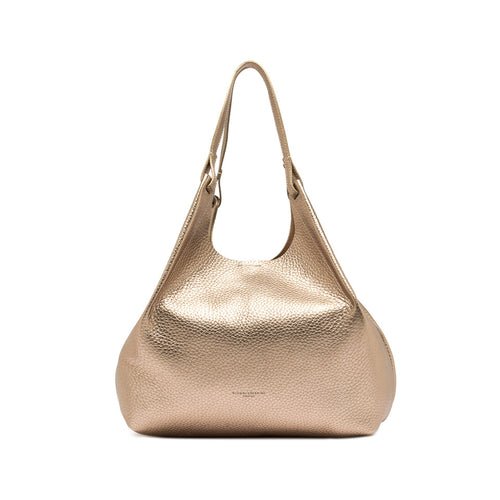 Borsa a spalla Gianni Chiarini "Dua" in pelle martellata laminata