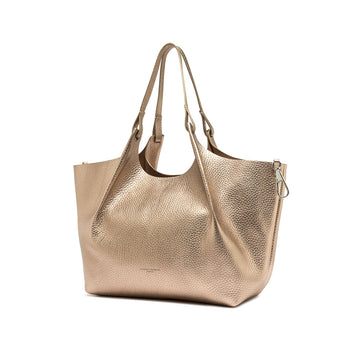 Borsa a spalla Gianni Chiarini "Dua" in pelle martellata laminata - 5