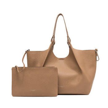 Borsa a spalla Gianni Chiarini "Dua" in pelle martellata - 7