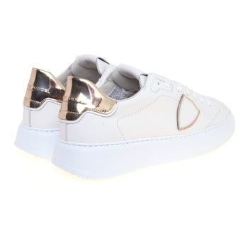 Sneaker Philippe Model Temple in pelle con talloncino effetto specchiato - 3