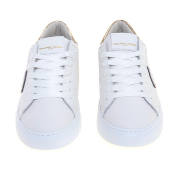Sneaker Philippe Model Temple in pelle con talloncino effetto specchiato - 5