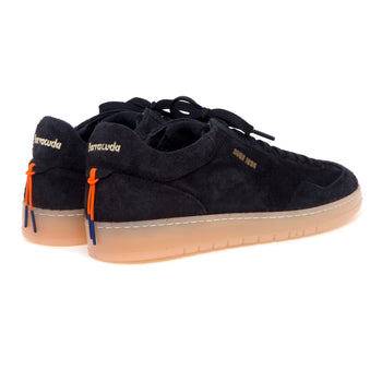 Sneaker Barracuda "Guga" in camoscio e velluto - 3