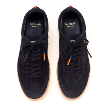 Sneaker Barracuda "Guga" in camoscio e velluto - 5