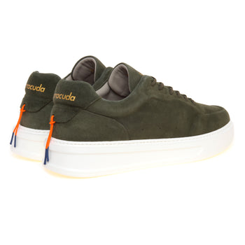Sneaker Barracuda "Phoenix" slip-on in camoscio - 3
