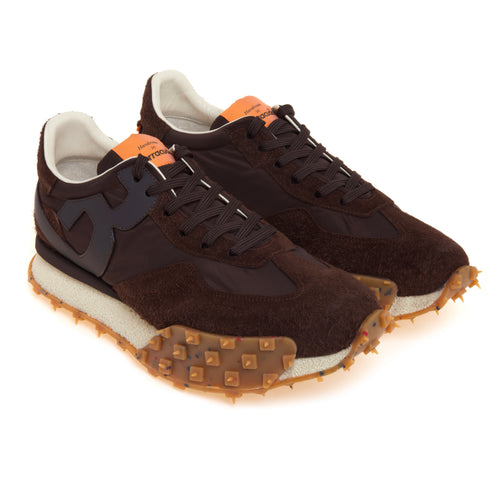 Sneaker Barracuda "impact plus" in camoscio hairy e tessuto tecnico - 2