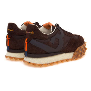 Sneaker Barracuda "impact plus" in camoscio hairy e tessuto tecnico - 3