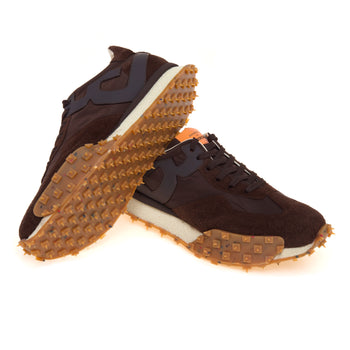 Sneaker Barracuda "impact plus" in camoscio hairy e tessuto tecnico - 4