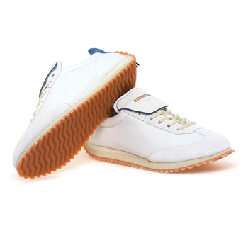 Sneaker Barracuda "Garage" in nappa e camoscio - 4