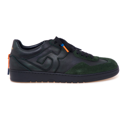 Sneaker Barracuda "Guga" in pelle vintage e camoscio