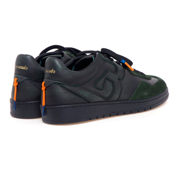 Sneaker Barracuda "Guga" in pelle vintage e camoscio - 3