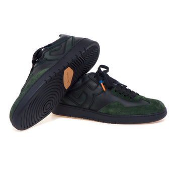 Sneaker Barracuda "Guga" in pelle vintage e camoscio - 4