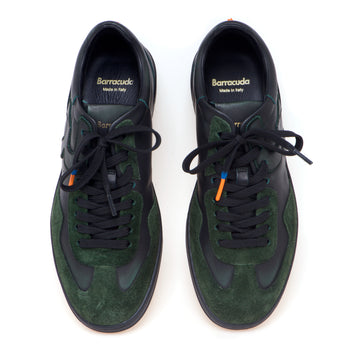 Sneaker Barracuda "Guga" in pelle vintage e camoscio - 5