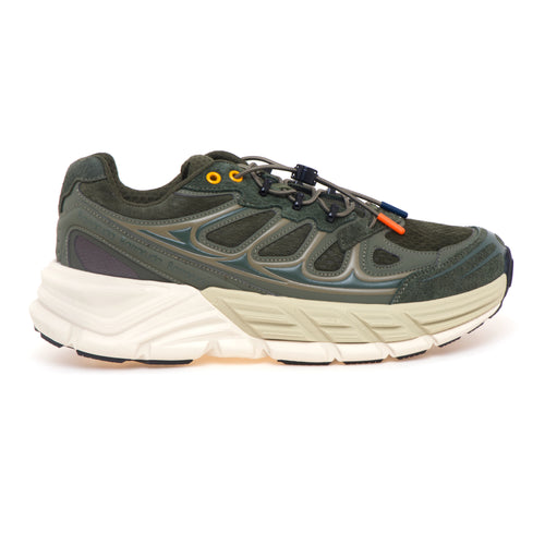 Sneaker Barracuda "Round One" in pelle e camoscio
