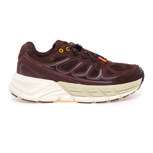 Sneaker Barracuda "Round One" in pelle e camoscio