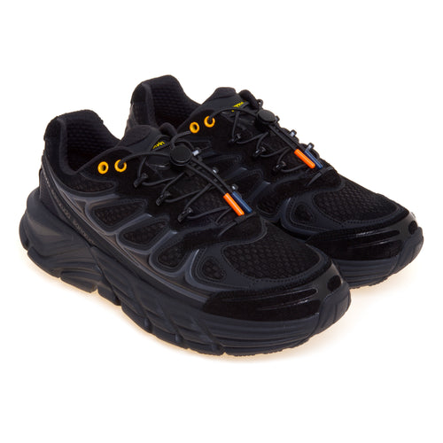 Sneaker Barracuda "Round-One" in camoscio e tessuto tecnico - 2