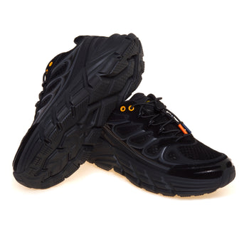 Sneaker Barracuda "Round-One" in camoscio e tessuto tecnico - 4