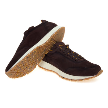 Sneaker Barracuda "Rocket" in camoscio anticato - 4