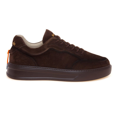 Sneaker Barracuda "Phoenix" slip-on in camoscio aerografato - 1