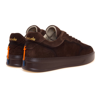 Sneaker Barracuda "Phoenix" slip-on in camoscio aerografato - 3