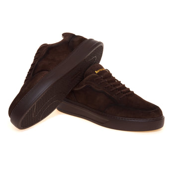 Sneaker Barracuda "Phoenix" slip-on in camoscio aerografato - 4