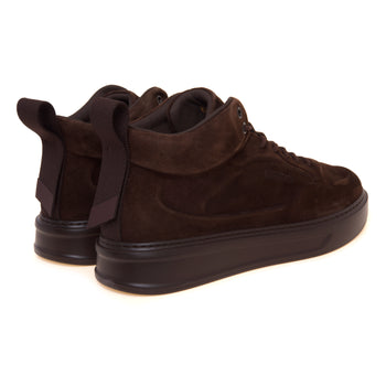Sneaker slip-on Barracuda "Phoenix" MID in camoscio aerografato - 3