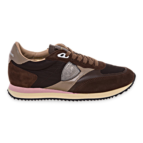 Sneaker Philippe Model Blville in camoscio e tessuto