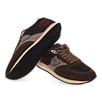 Sneaker Philippe Model Blville in camoscio e tessuto - 4