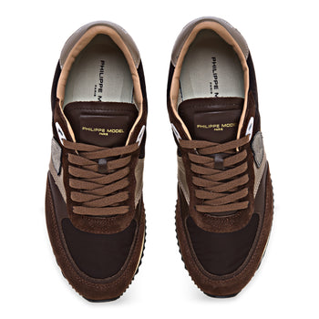 Sneaker Philippe Model Blville in camoscio e tessuto - 5