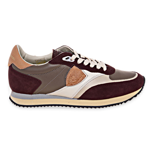 Sneaker Philippe Model Blville in camoscio e pelle