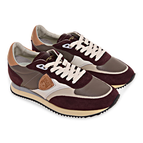 Sneaker Philippe Model Blville in camoscio e pelle - 2