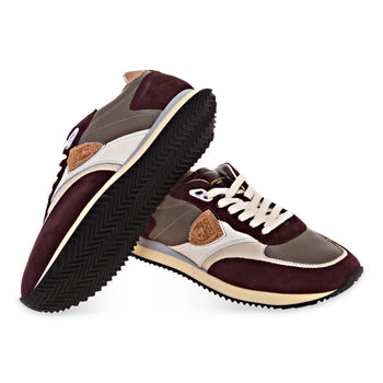 Sneaker Philippe Model Blville in camoscio e pelle - 4