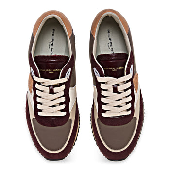 Sneaker Philippe Model Blville in camoscio e pelle - 5