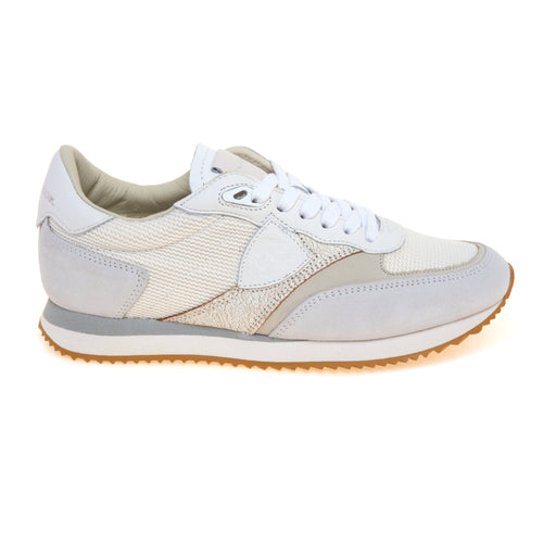 Sneaker Philippe Model Blville in camoscio e tessuto