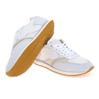 Sneaker Philippe Model Blville in camoscio e tessuto - 4