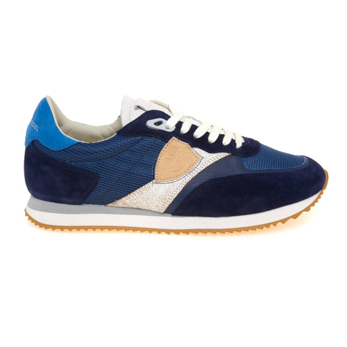 Sneaker Philippe Model Blville da uomo in camoscio e tessuto