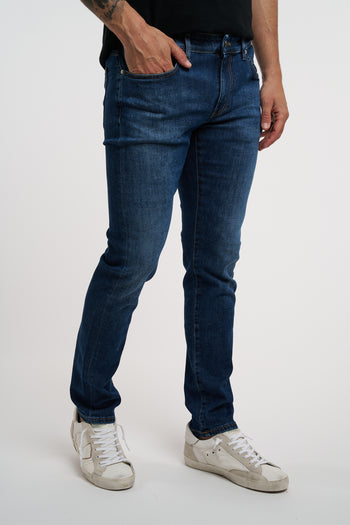 Jeans Pt Torino in cotone elasticizzato slim fit - 3