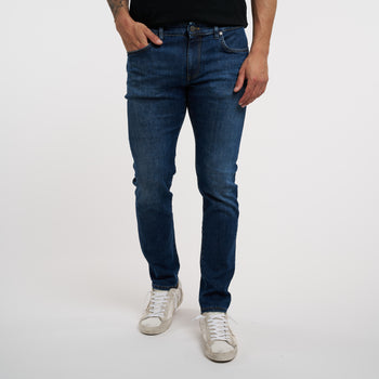Jeans Pt Torino in cotone elasticizzato slim fit - 7
